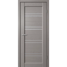 Дверь межкомнатная Сибирь Профиль Статус ST01 Софт серый, стекло матовое